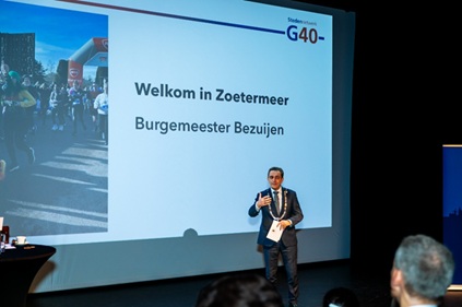Michiel van Bezuijen opent de  bestuurlijke netwerkdag